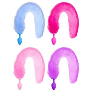 Plug Anal Silicone Rabo Raposa Tamanho P