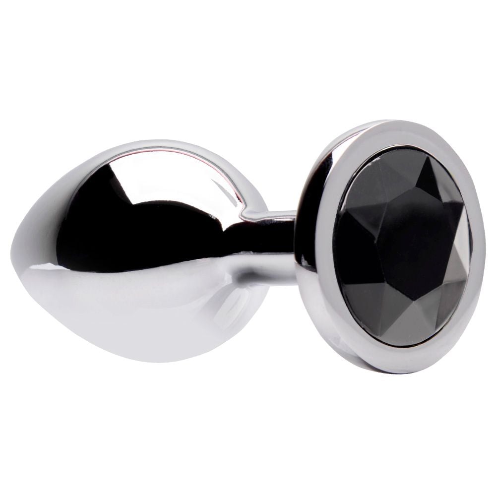 PLUG ANAL METAL COM PEDRA M SENSUAL LOVE